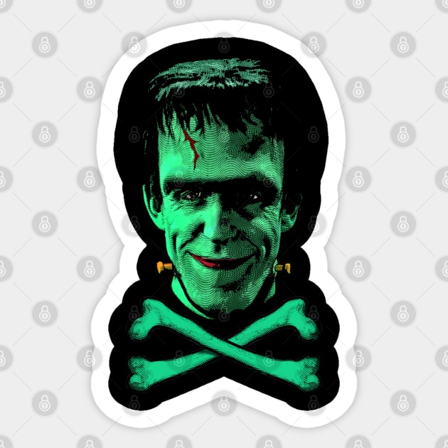 Frankenstein Sticker by LosFutbolko